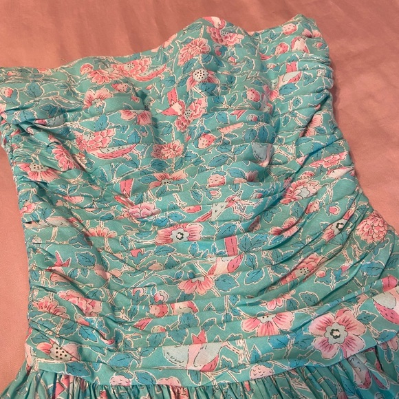 Pretty Vintage Strapless Dress - Picture 5 of 9